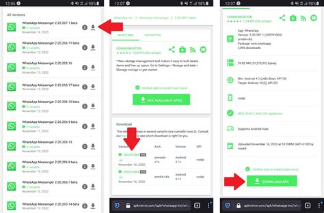 apkmirror descargar whatsapp.